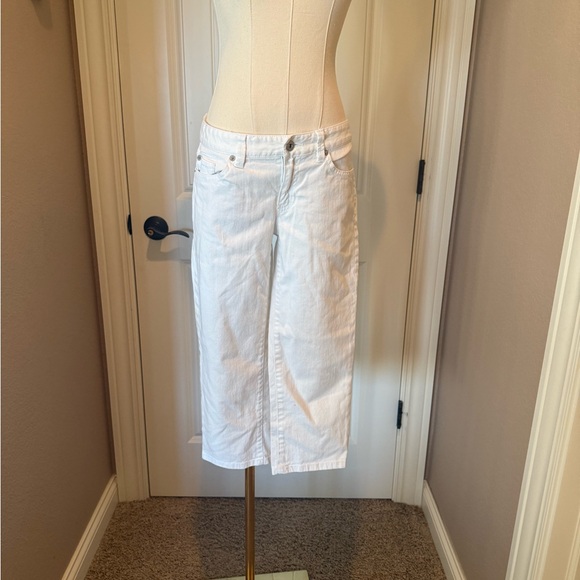 LOFT Pants - LOFT White Cropped Pants